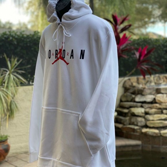 NIKE AIR JORDAN JUMPMAN CLASSIC FLEECE HOODIE - Picture 3 of 7